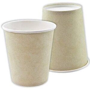 Canbo 8 oz Paper Cups, 50 Pcs in One Pack, Paper, Eco-Friendly Sturdy Disposable Hot and Cold Beverages Cups, Coffee Cups